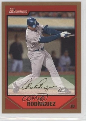 2007 Bowman Gold Alex Rodriguez #200 - Image 1 of 2