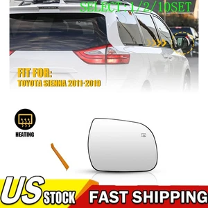 Mirror Glass For Toyota Sienna 2011-19 Right Side Rearview Heated Function 1~10X - Bild 1 von 25