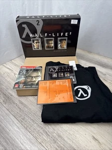 Half-Life 2 Collector's Edition PC DVD Big Box W/ PRIMA Official Hint Book Shirt - Picture 1 of 13