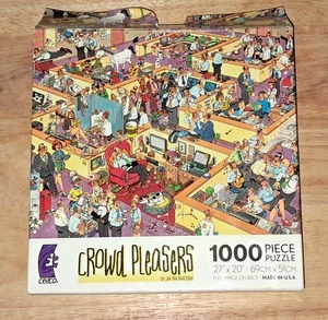 Puzzle 1000 pezzi - Piaceri della folla - Jan Van Haasteren Ceaco 27 x 20 fumetto  - Foto 1 di 7