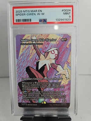 Magic the Gathering MAR EN SPIDER-GWEN W-W PSA 9 - Image 1 of 2