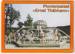 AK Leporello Pionierpalast Ernst Thälmann Con 8 Tarjetas + 1 Foto AK Sin Usar - Picture 1 of 1