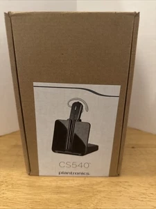 PLANTRONICS Poly CS540 Wireless DECT Headset Black New In Box - Photo 1/5