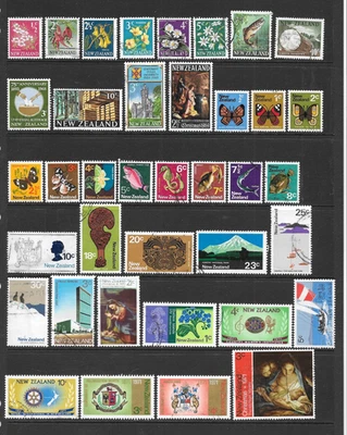 NEW ZEALAND       VARIOUS USED ISSUES      1967 to 1974 - Image 1 of 2