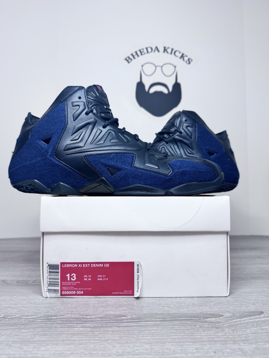 Nike LeBron 11 EXT Denim QS Denim for Sale | Authenticity Nike LeBron 11 EXT Denim QS Denim for Sale | Authenticity