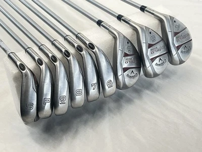 RH Callaway Diablo Edge Womens Iron set 4-6 Hybrid 6-SW Irons New Grips - Image 1 of 4
