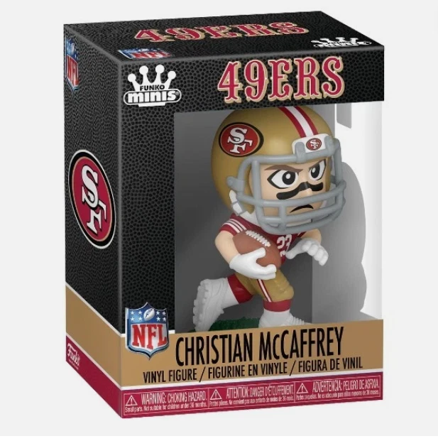 Funko Mini POP! Minifigura de Christian McCaffrey de los 49ers de San Francisco Foto 1 de 1