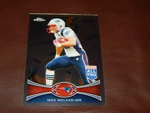 2012 Topps Chrome - Wes Welker - Refractor - #129 - New England Patriots - Picture 1 of 2