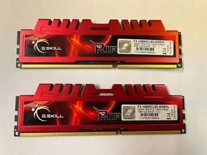 G Skill Ripjaws 8GB (2x4GB) DDR3 1600MHz Desktop RAM Memory F3-12800CL9D-8GBXL - Picture 1 of 3