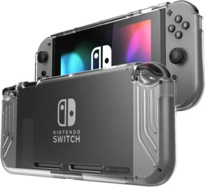 Mumba Slim Clear Case for Nintendo Switch Console Hybrid Protective Bumper Cover - Picture 1 of 23