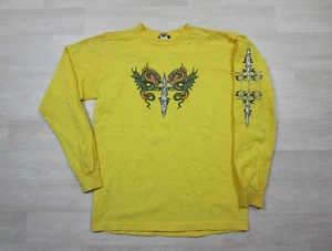 Extreme Limit Y2K Dragon Adult (M) Vintage Graphic T-Shirt Skate Long Sleeve - Picture 1 of 11