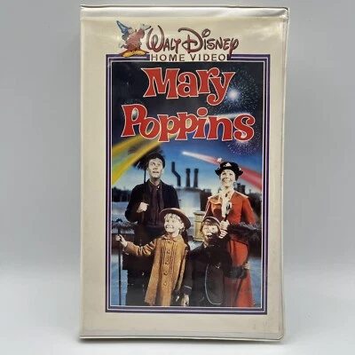 Mary Poppins - VHS - Walt Disney Home Video - 1985 - White Clamshell Vintage - Image 1 of 4