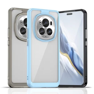 For Honor Magic6 Pro / 6 Lite Clear Acrylic Shockproof Protective Cover Case - Picture 1 of 19