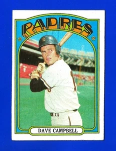 1972 Topps Baseball Set Break #384 Dave Campbell Neuwertig San Diego Padres (SB1) - Bild 1 von 2