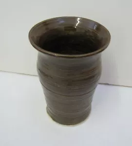 5" Vase North Carolina Pottery artist signed handmade hand thrown studio art - Picture 1 of 4