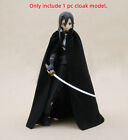 H4-05 1:12 Scale Clothes Black Cape Cloak Model for Bandai SHF Body Accessories