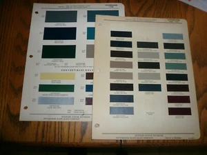 1946 1947 1948 Studebaker Ditzler Lackabplatzer Farben Auto & LKW - 3 Jahre - Bild 1 von 1