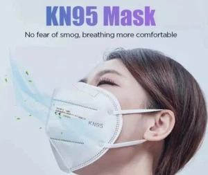 FFP2 Maske Gesichtsbedeckung PSA 10er Pack Virenschutz integrierter Nasenclip - Bild 1 von 4