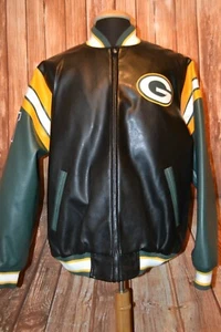 NFL G-lll Men's Football Green Bay Packers Letterman's Jacket Size L - Picture 1 of 11