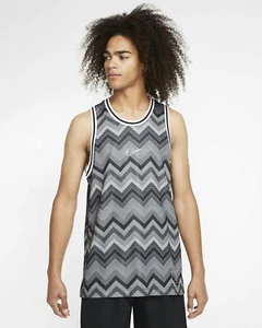 Camiseta deportiva de baloncesto Nike ADN Tank City Exploration Edition negra blanca pequeña - Imagen 1 de 5