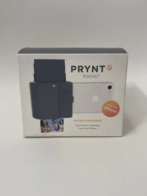 NEW Prynt Pocket Instant Photo Printer for iPhone Graphite - Image 1 of 4