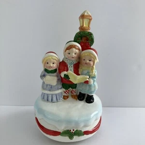 "Caja de Música Giratoria para Cuentos de Navidad de Brinn's Children reproduce ""Noche de Paz"" 8,5" - Imagen 1 de 12