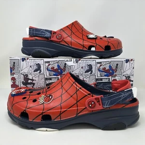 Marvel Team Spider-Man x CROCS All Terrain Clog Men's Size 13 208782-410 - Picture 1 of 8