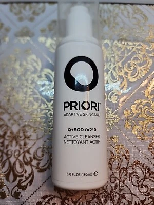 PRIORI Adaptive Skincare Q + Sod Fx210 Active Cleanser 6 fl.oz. NOVO SEM CAIXA - Imagem 1 de 4
