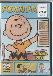 PEANUTS SCHOOL DAYS CHARLIE BROWN 29 SHORTS CARTOONS DVD BRAND NEW SEALED - Bild 1 von 2