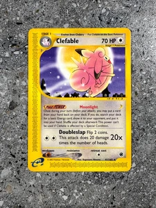 Pokemon TCG Cards Clefable 41/165 Expedition Rare NM - Picture 1 of 4