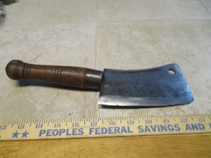 1900s Antique 6" Blade ** MARICOPA *** Carbon Cleaver Knife USA - Picture 1 of 11