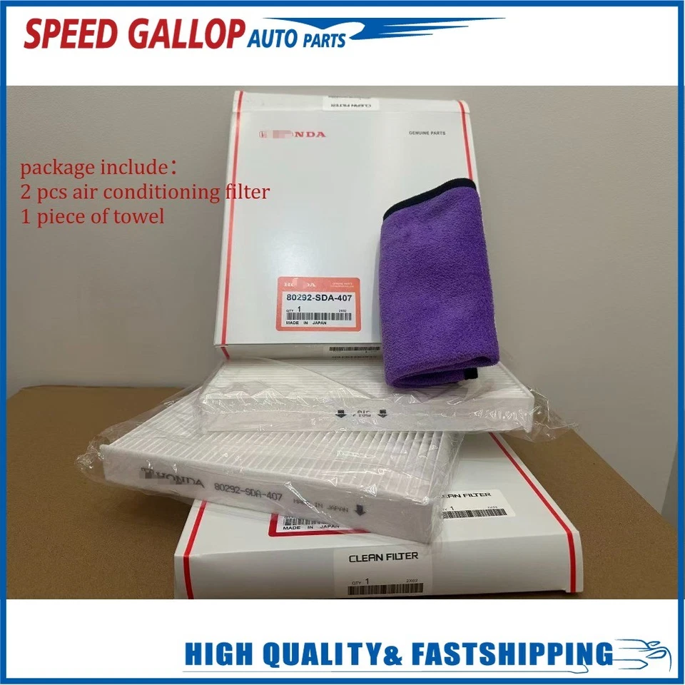 2 x Filtro de aire de cabina original Honda Acura TSX 2004-2017 80292SDA407 Foto 1 de 4