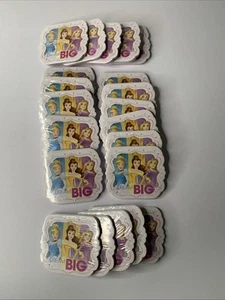 Disney Princess Mini Notepads Lot Of 21 Party Favors 2.5”x 2.5” Purple Paper New - Picture 1 of 7