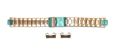 Nueva correa de reloj Invicta Specialty 20353 de acero inoxidable de oro rosa de 18 mm Foto 1 de 3