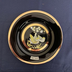 ART OF CHOKIN - 24K Gold Armament Of Samurai Warriors Japanese Collections Plate - Bild 1 von 3