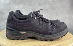Lowa Renegade GTX Mid Women Purple Hiking Low Top Shoes Women’s Size US 10 /UK 8 - Picture 1 of 12