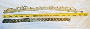 Vintage Lot of 2 Bellydance? Metal Belts Fancy Metal Middle Eastern Fashion - Picture 1 of 14