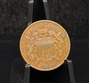 Moneta da 2 Centesimi 1869 (i) - Foto 1 di 2