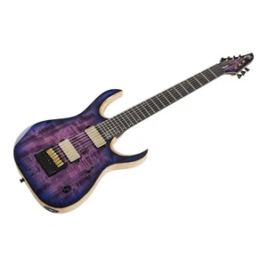 Mayones Duvell 7 Elite 4Ever Curly Poplar - Trans Dirty Purple Blue Burst *NEW* - Picture 1 of 12