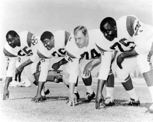 FEARSOME FOURSOME LOS ANGELES RAMS 8X10 TEAM PHOTO LUNDY GRIER OLSEN JONES - Picture 1 of 1