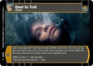 STAR WARS TCG WOTC EMPIRE STRIKES BACK QUEST FOR TRUTH 53/210 FOIL NM scratches - Picture 1 of 1