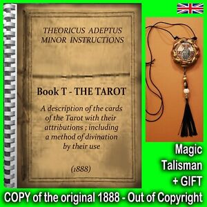 antique book minor arcana tarot card deck occult esoteric rare manuscript oracle