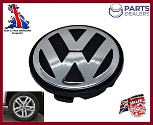 NEW GENUINE VW AMAROK GOLF CENTRE ALLOY WHEEL COVER CAP 65mm 3B7601171 XRW 1pcs - Picture 1 of 7