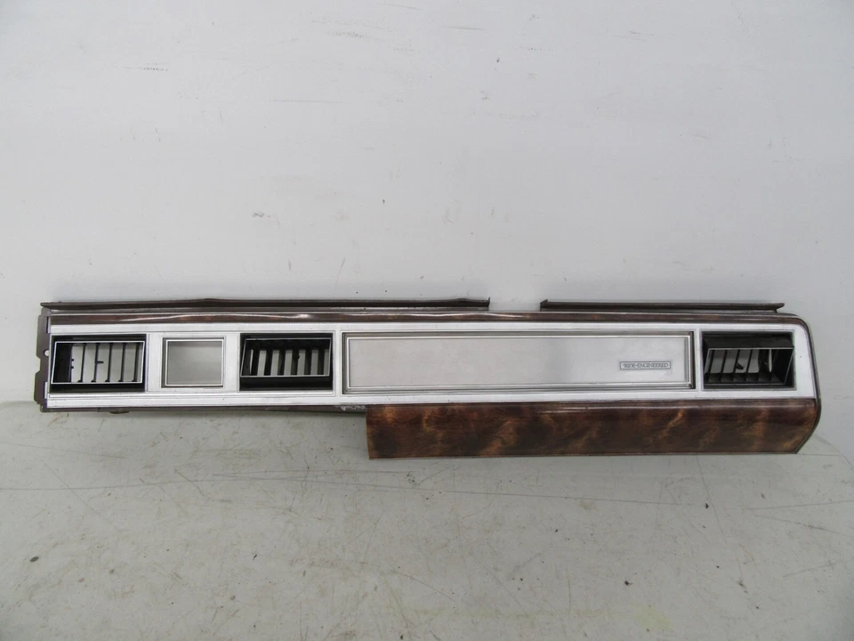 Mercury Grand Marquis 1982 tablero moldura madera grano pasajero reloj bisel #2865 Foto 1 de 4