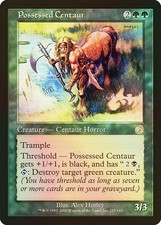 Mtg-possessed centaur/centaur possessed | tendance [foil] ex fra