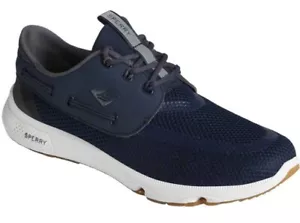 Zapatos informales Sperry para hombre 7 Seas 3 ojos azul marino Sts24363 talla 9,5 medianos - Imagen 1 de 6