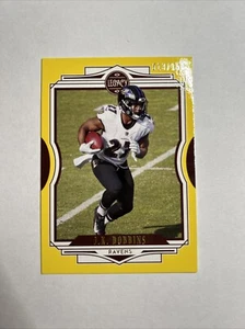 J.K Dobbins, 2021 Legacy, Yellow /150, #16 Ravens/Chargers - Bild 1 von 2