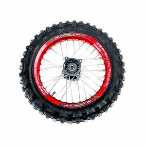 RED 90/100- 14 14" Inch Rear Alloy Wheel Rim Tyre Tire PIT Bigfoot Dirt Bike ATV - Picture 1 of 5