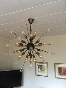 Kare Design Sputnik Lampe Crystal Bomb  18-flammig mit LED Leuchtmitte - Bild 1 von 1