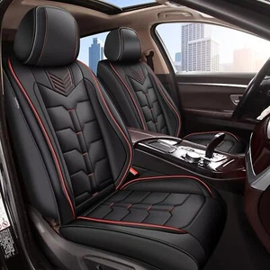 Car 5 Seat Covers PU Leather Front & Rear Cushion Pad For Ford Escape 2001-2024 - Picture 1 of 9